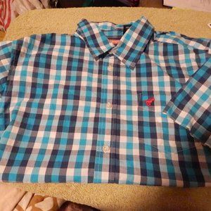 BOYS PLAID DRESS SHIRT